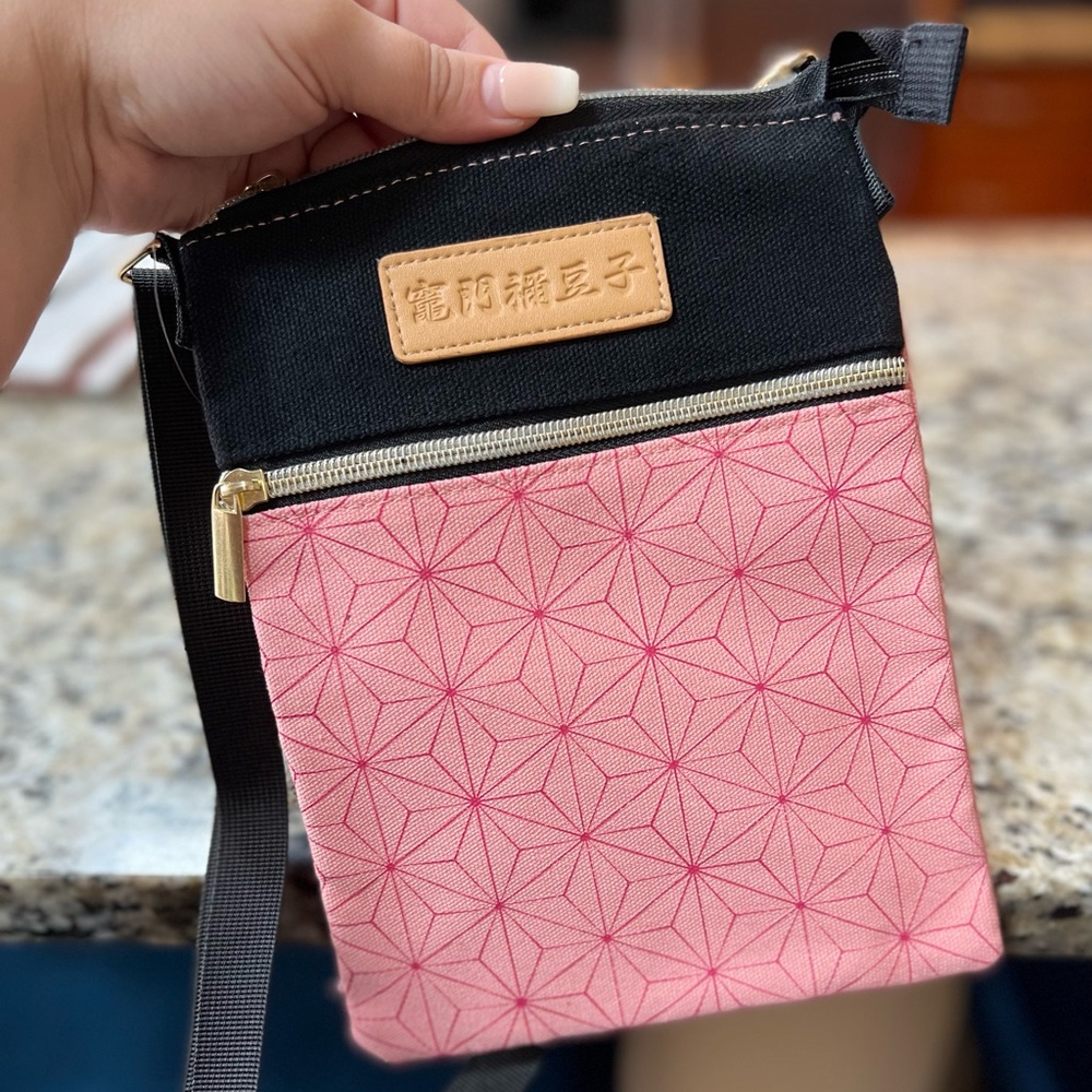 Demon Slayer: Kimetsu No Yaiba Nezuko Kimono Passport Crossbody Bag